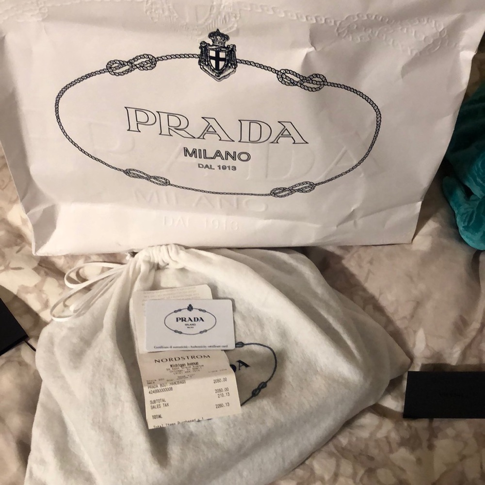 Prada Medium Diagramme shoulder bag - Picture 5 of 11